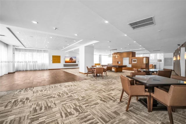 400 Alton Rd Unit 407, Miami Beach, FL 33139 - carpeted dining space featuring recessed lighting