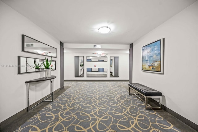 3015 N Ocean Blvd Unit 17A, Fort Lauderdale, FL 33308 - corridor with baseboards