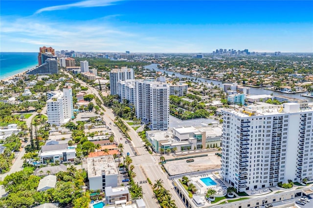 3015 N Ocean Blvd Unit 17A, Fort Lauderdale, FL 33308 - view of urban area featuring a nearby body of water and a pool