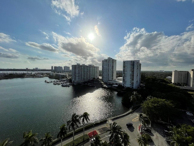 2801 NE 183rd St Unit 1611W, Aventura, FL 33160 - water view featuring nearby urban area