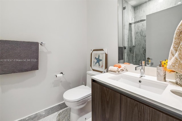 480 NE 31st St Unit Ph5303, Miami, FL 33137 - full bath with vanity and a marble finish shower