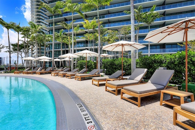 480 NE 31st St Unit Ph5303, Miami, FL 33137 - community pool featuring a patio area