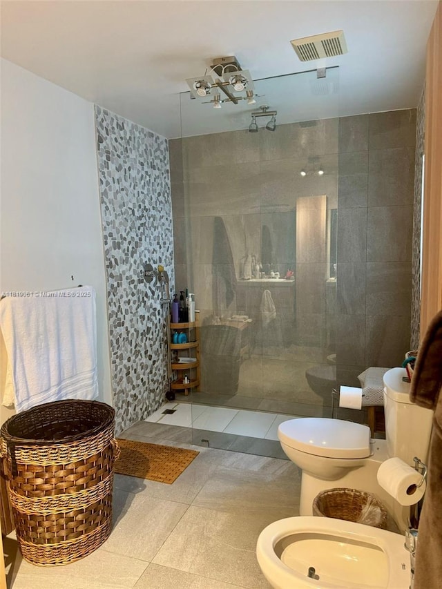 7650 SW 78th Ct, Miami, FL 33143 - bathroom featuring a walk in shower and a bidet