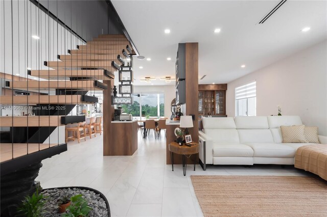 1828 Aspen Ln, Weston, FL 33327 - living area with recessed lighting