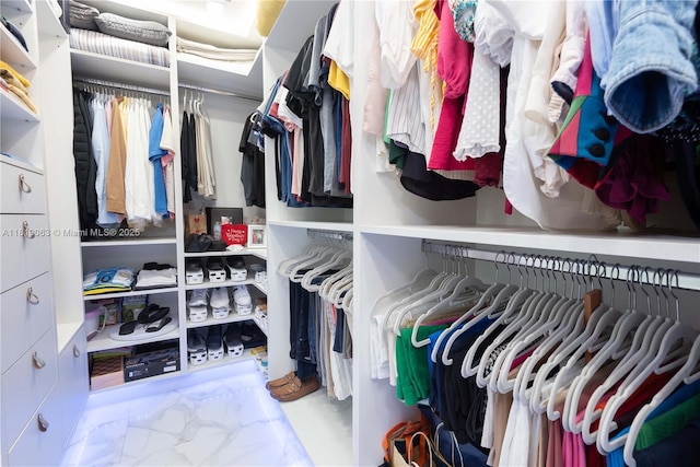 1828 Aspen Ln, Weston, FL 33327 - spacious closet with marble finish flooring