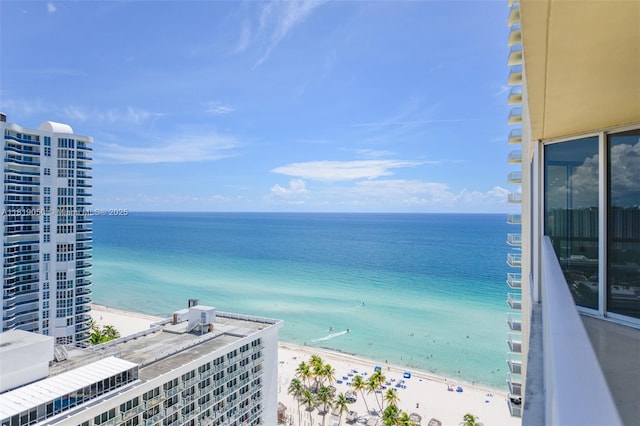16699 Collins Ave Unit 2107, Sunny Isles Beach, FL 33160 - water view with local beach
