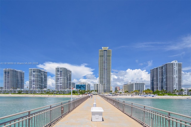 16699 Collins Ave Unit 2107, Sunny Isles Beach, FL 33160 - view of property's community featuring a view of skyline and a water view