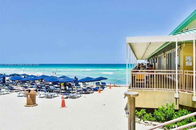 16699 Collins Ave Unit 2107, Sunny Isles Beach, FL 33160 - water view featuring nearby beach