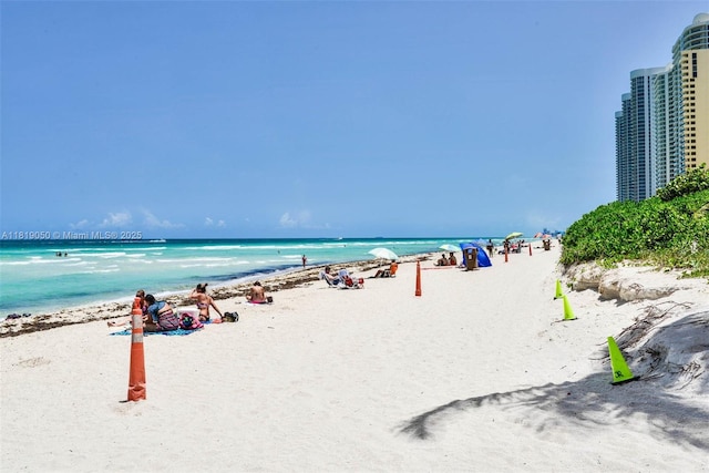 16699 Collins Ave Unit 2107, Sunny Isles Beach, FL 33160 - water view featuring local beach