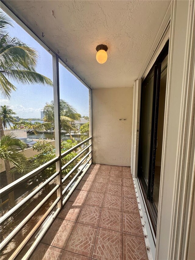 2935 NE 163rd St Unit 3P, North Miami Beach, FL 33160 - balcony featuring a water view