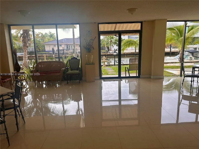 2935 NE 163rd St Unit 3P, North Miami Beach, FL 33160 - lobby featuring a water view