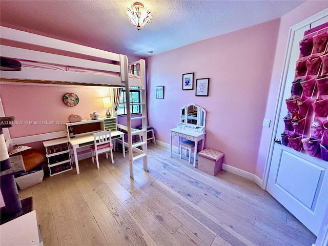 119 Riverwalk Cir E, Plantation, FL 33325 - office with hardwood / wood-style flooring and a textured ceiling