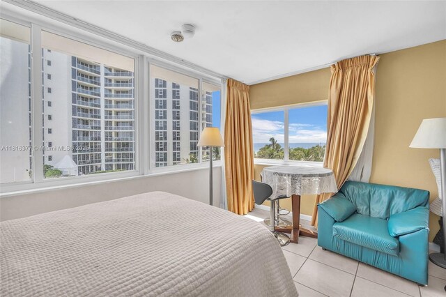 19201 Collins Ave Unit 326, Sunny Isles Beach, FL 33160 - view of tiled bedroom