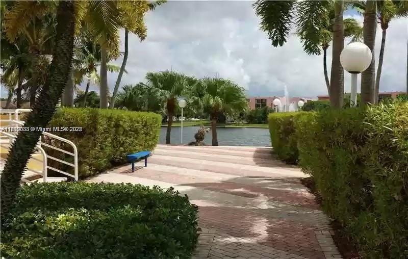 9363 Fontainebleau Blvd Unit H206, Miami, FL 33172 - view of property's community with a water view
