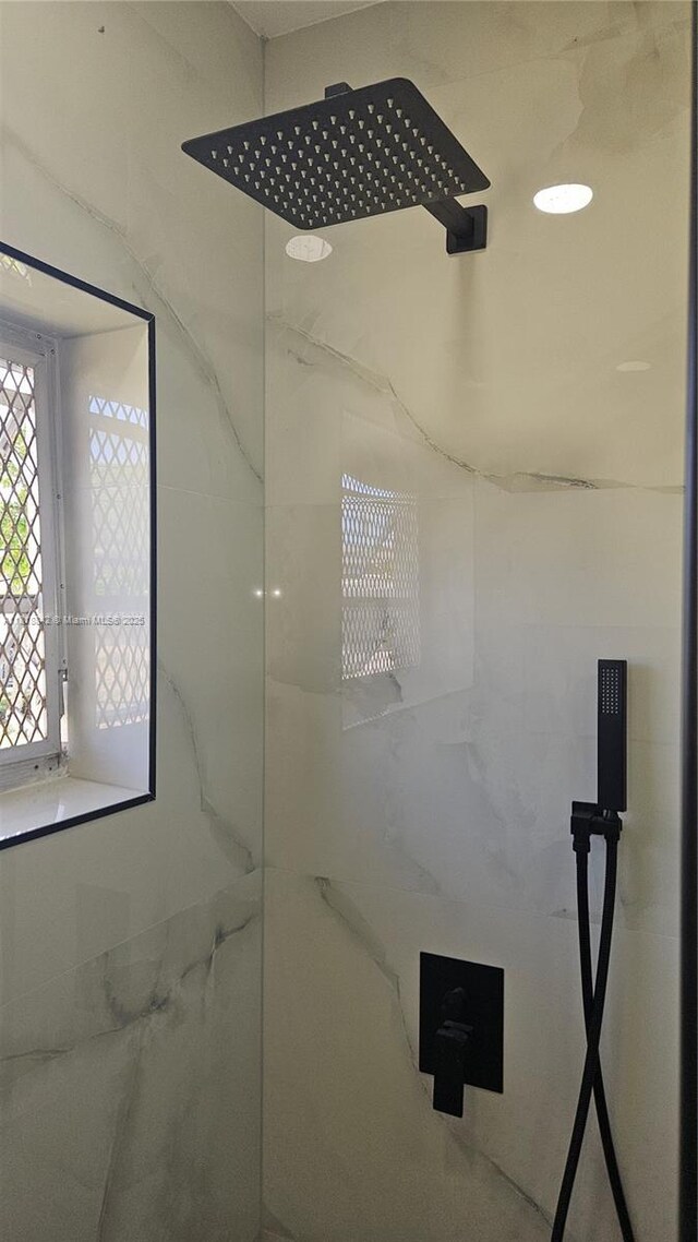 130 W 60th St, Hialeah, FL 33012 - full bath featuring a marble finish shower