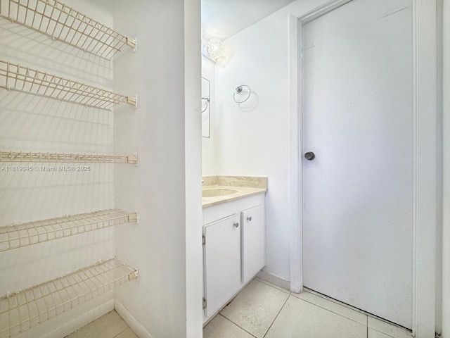 600 Three Islands Blvd Unit 620, Hallandale Beach, FL 33009 - bathroom with tile patterned floors and vanity