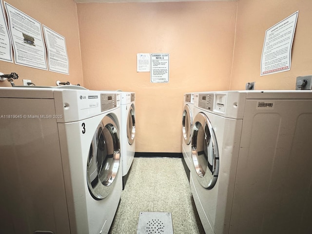 600 Three Islands Blvd Unit 620, Hallandale Beach, FL 33009 - community laundry with separate washer and dryer and baseboards