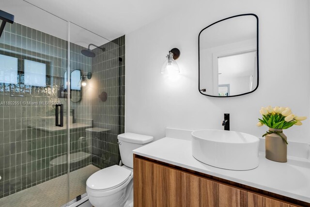 7921 SW 100th St, Miami, FL 33156 - bathroom with a stall shower and vanity