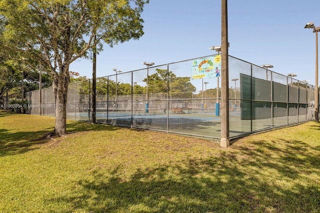 7921 SW 100th St, Miami, FL 33156 - view of tennis court