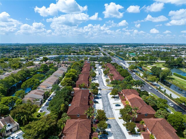 1114 NW 100th Ave, Pembroke Pines, FL 33024 - aerial view of residential area featuring a large body of water