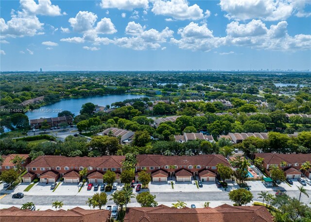 1114 NW 100th Ave, Pembroke Pines, FL 33024 - aerial perspective of suburban area with a nearby body of water