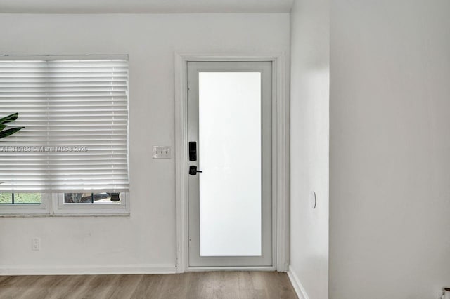 18998 Cloud Lake Cir, Boca Raton, FL 33496 - entryway featuring wood finished floors