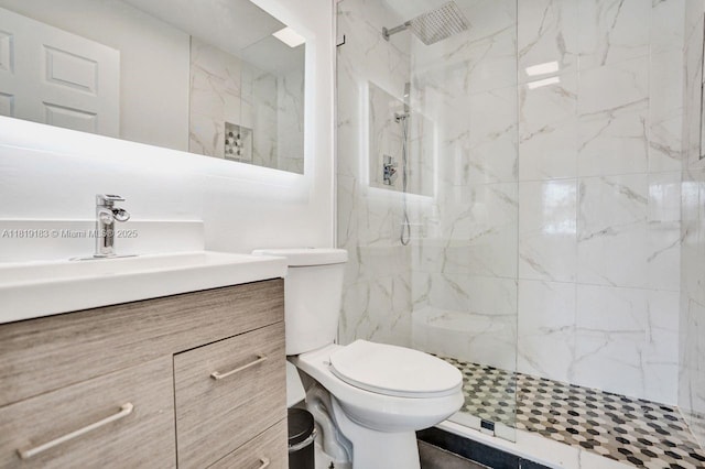18998 Cloud Lake Cir, Boca Raton, FL 33496 - full bath featuring vanity and a marble finish shower