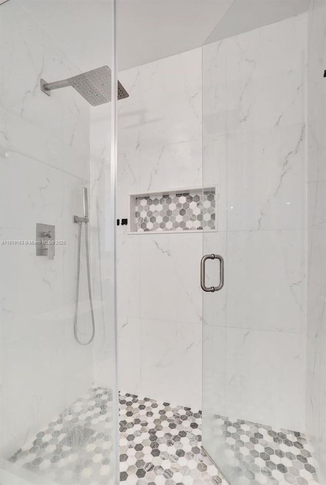 18998 Cloud Lake Cir, Boca Raton, FL 33496 - bathroom with a marble finish shower