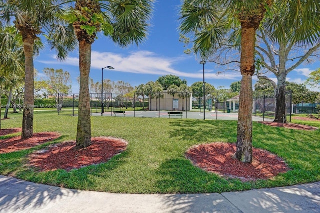 18998 Cloud Lake Cir, Boca Raton, FL 33496 - view of home's community with a tennis court