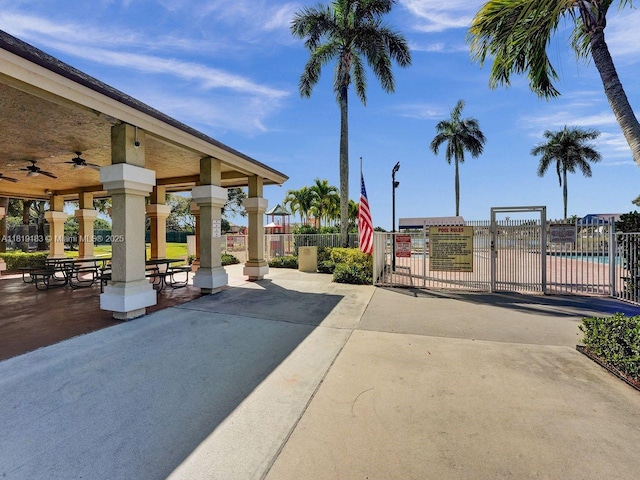 18998 Cloud Lake Cir, Boca Raton, FL 33496 - view of community featuring a gate