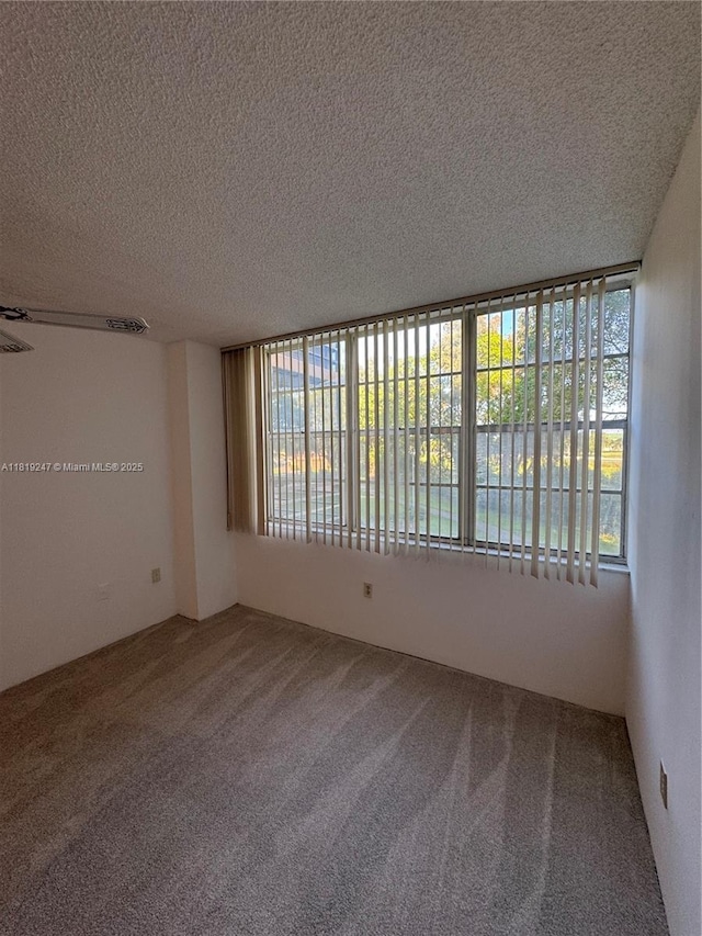 1100 Saint Charles Pl Unit 203, Pembroke Pines, FL 33026 - carpeted empty room with a textured ceiling
