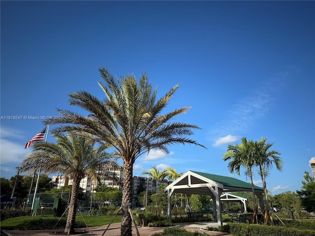 1100 Saint Charles Pl Unit 203, Pembroke Pines, FL 33026 - view of community with a gazebo