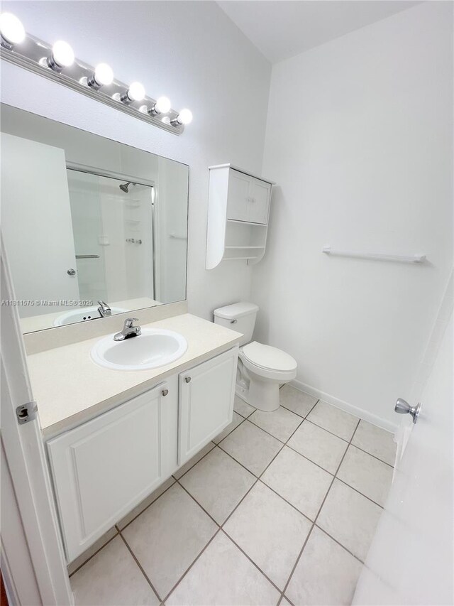 1881 NW 96th Ter Unit 7C, Pembroke Pines, FL 33024 - full bath featuring vanity, tile patterned floors, and a shower