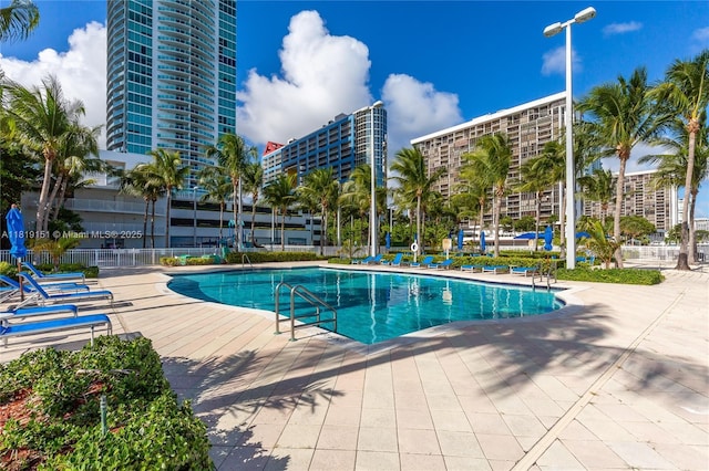 2101 Brickell Ave Unit 2409, Miami, FL 33129 - community pool featuring a patio