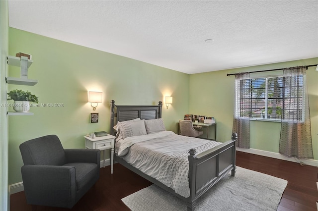 2509 Hunters Run Way, Weston, FL 33327 - bedroom featuring wood finished floors and a textured ceiling