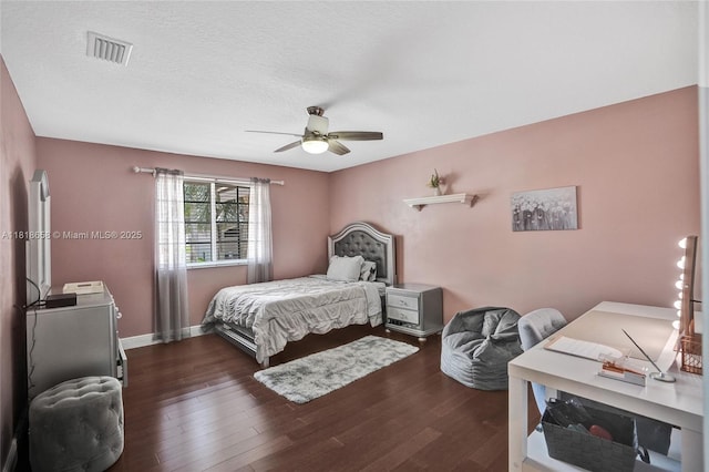 2509 Hunters Run Way, Weston, FL 33327 - bedroom with wood finished floors, a ceiling fan, and an office area