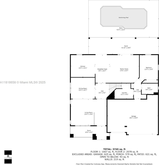 2509 Hunters Run Way, Weston, FL 33327 - view of floor plan / room layout