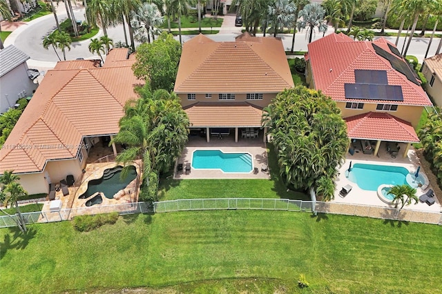 2509 Hunters Run Way, Weston, FL 33327 - aerial view of property and surrounding area with a pool