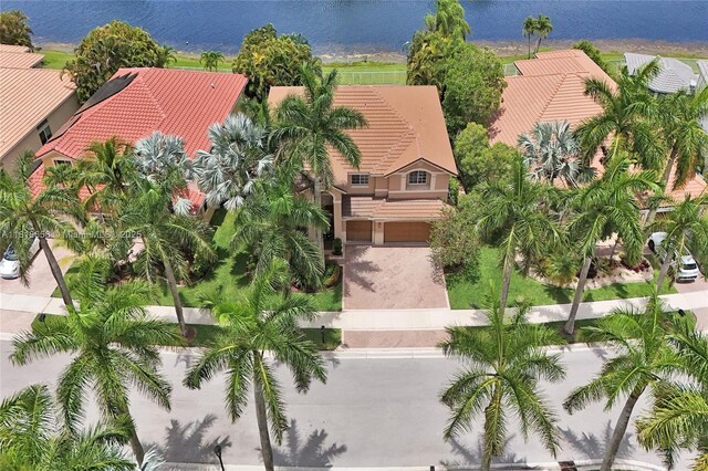 2509 Hunters Run Way, Weston, FL 33327 - view from above of property featuring a large body of water