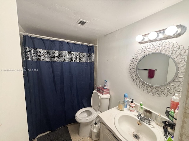 498 NW 165th St Rd Unit D-405, Miami, FL 33169 - full bathroom with vanity, toilet, tile patterned floors, and a shower with shower curtain