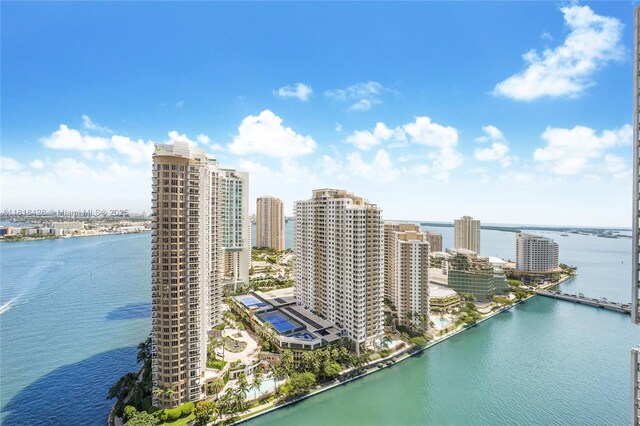 475 Brickell Ave Unit 2807, Miami, FL 33131 - water view with nearby urban area