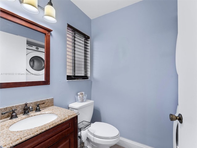 17337 SW 140th Ct, Miami, FL 33177 - half bath with toilet, vanity, and washer / clothes dryer