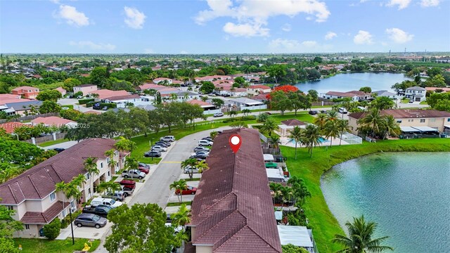 17337 SW 140th Ct, Miami, FL 33177 - aerial perspective of suburban area with a nearby body of water