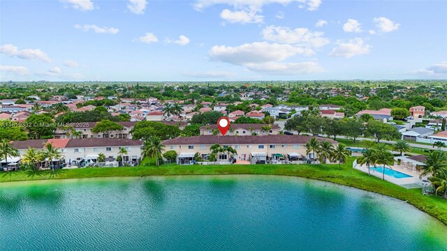 17337 SW 140th Ct, Miami, FL 33177 - aerial view of residential area with a large body of water