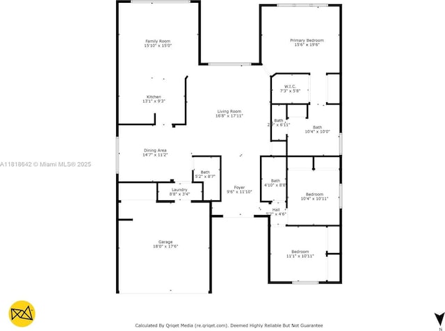 13148 SW 23rd St, Miramar, FL 33027 - view of floor plan / room layout