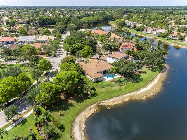 643 Lake Blvd, Weston, FL 33326 - aerial view of property's location with a nearby body of water and nearby suburban area
