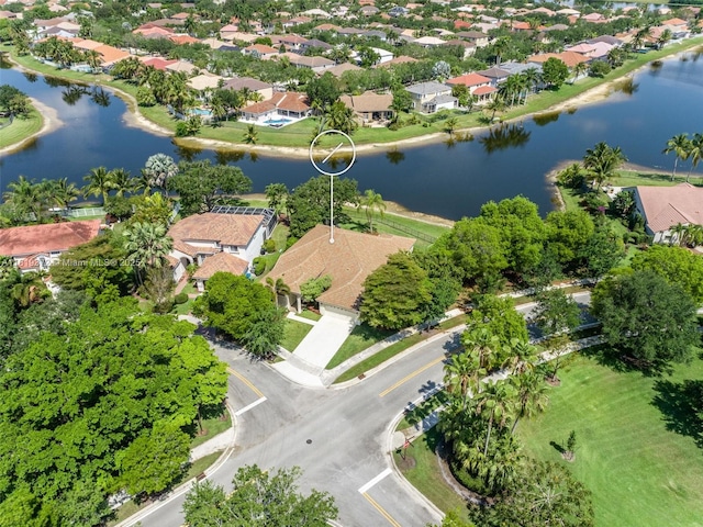 643 Lake Blvd, Weston, FL 33326 - aerial view of property and surrounding area featuring nearby suburban area and a nearby body of water