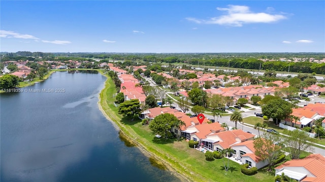 7182 Burgess Dr, Lake Worth, FL 33467 - aerial perspective of suburban area featuring a nearby body of water