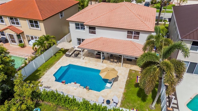 2635 SW 183rd Ave, Miramar, FL 33029 - view of swimming pool featuring a fenced backyard and a patio