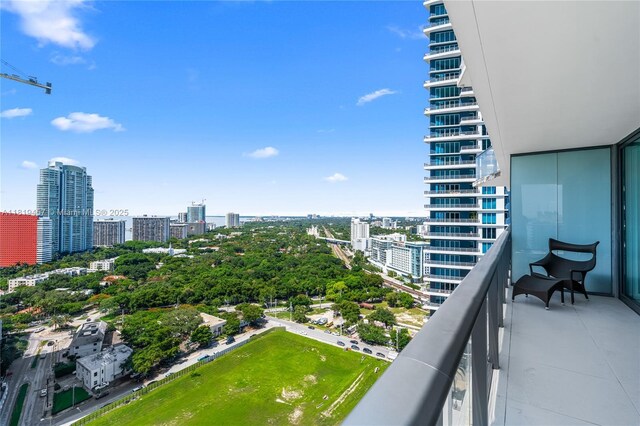 1300 S Miami Ave Unit 2305, Miami, FL 33130 - balcony with a view of city